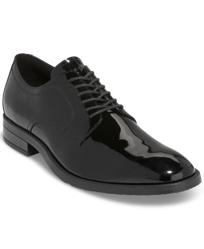 Shop Cole Haan Men's Modern Essentials Plain Toe Oxford Shoes In Black Patent