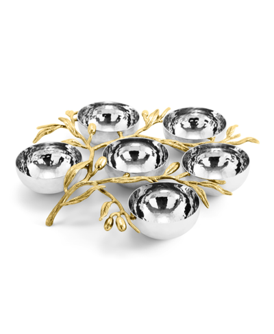 Michael Aram Olive Branch 6-compartment Serving Plate