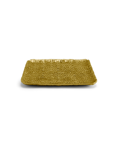 Shop Michael Aram Palm Matzah Plate In Gold