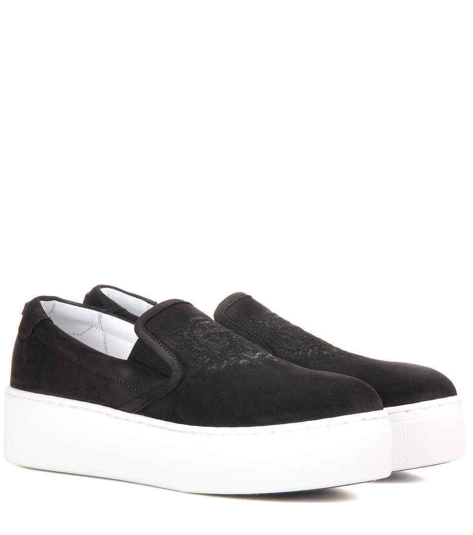kenzo slip on white