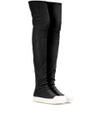 RICK OWENS OVER-THE-KNEE SOCK trainers,P00182915