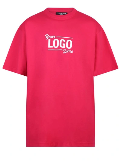 Shop Balenciaga T-shirts In Pink