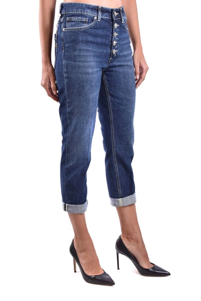 Shop Dondup Trousers In Denim