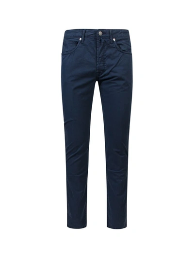 Shop Incotex Trouser In Blue