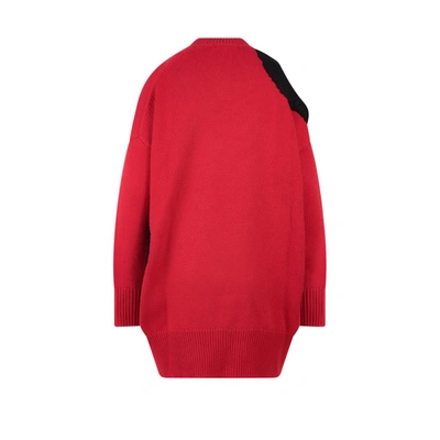 Shop Krizia Sweater In Red