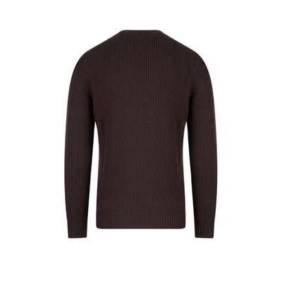 Shop Malo Sweater In Brown