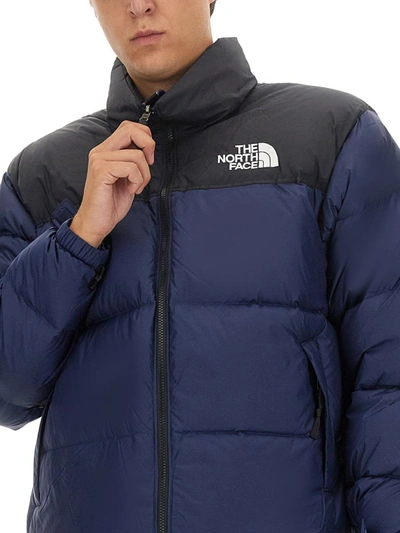Shop The North Face 1996 Nylon Down Jacket In Blue