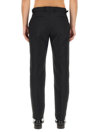 Shop Versace Formal Pants In Black