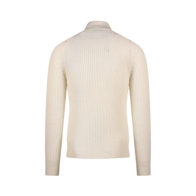 Shop Zanone Sweater In White