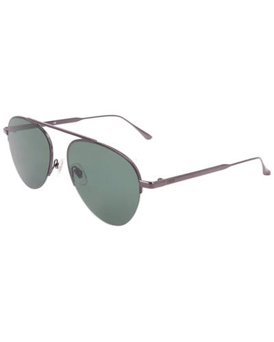 Shop Sandro Women's Sd7004 56mm Sunglasses In Silver