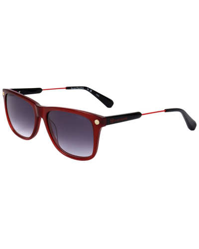 Shop Sergio Tacchini Unisex St5022 54mm Sunglasses In Red