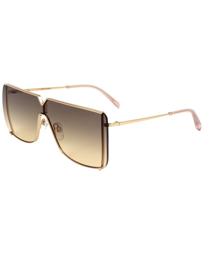 Shop Maje Women's Mj7003 0mm Sunglasses In Gold