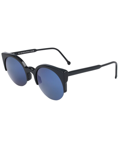 Shop Retrosuperfuture Unisex Lucia 51mm Sunglasses In Black