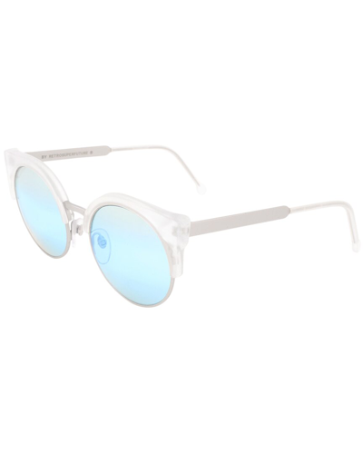 Shop Retrosuperfuture Unisex Ilaria 53mm Sunglasses In White