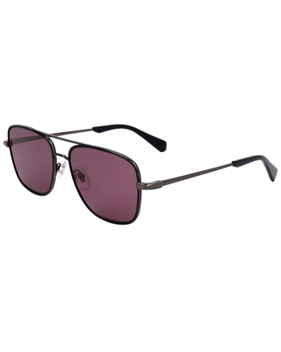 Shop Sandro Women's Sd7001 55mm Sunglasses In Silver