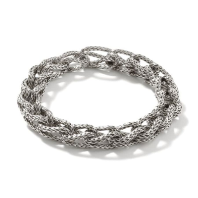 Shop John Hardy Asli Classic Chain 10.5mm Sterling Silver Bracelet - Bu900770xum In Silver-tone
