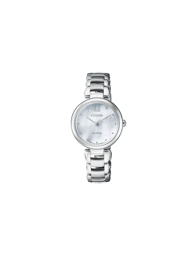Shop Citizen Eco-drive Mother Of Pearl Dial Ladies Watch Em0530-81d In Mop / Mother Of Pearl
