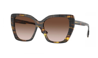 Shop Burberry Eyeware & Frames & Optical & Sunglasses Be4366 398113 55 In Brown