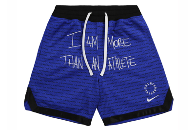 Pre-owned Nike X Un Lebron James More Than An Athlete Shorts (asia Sizing) Racer Blue/black