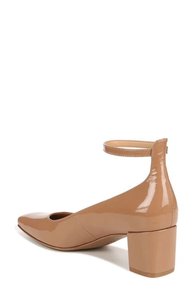 Shop Naturalizer Karina Ankle Strap Pump In Cafe Brown Patent Leather