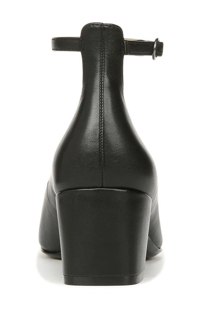 Shop Naturalizer Karina Ankle Strap Pump In Black Leather