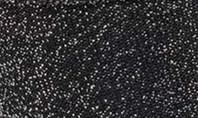 Shop High Heel Jungle Glitterati Sparkle Cotton Blend Crew Socks In Black