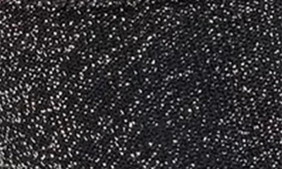 High Heel Jungle Glitterati Sparkle Cotton Blend Crew Socks In Black