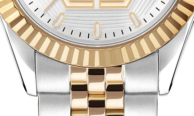 Philipp Plein Date Superlative Bracelet Watch In Two Tone