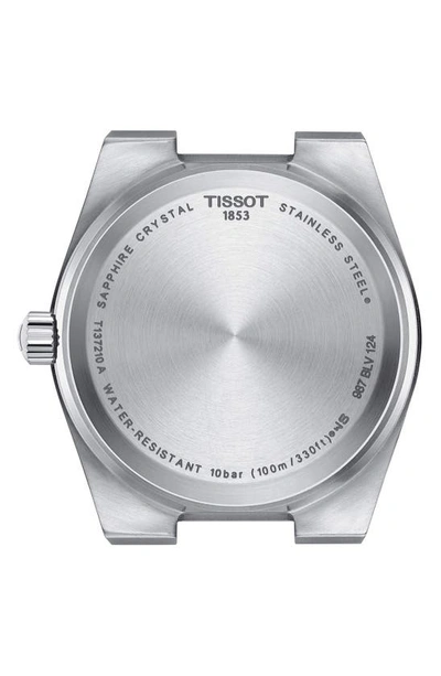 Tissot Unisex Swiss Prx Stainless Steel Bracelet Watch 35mm In Grey