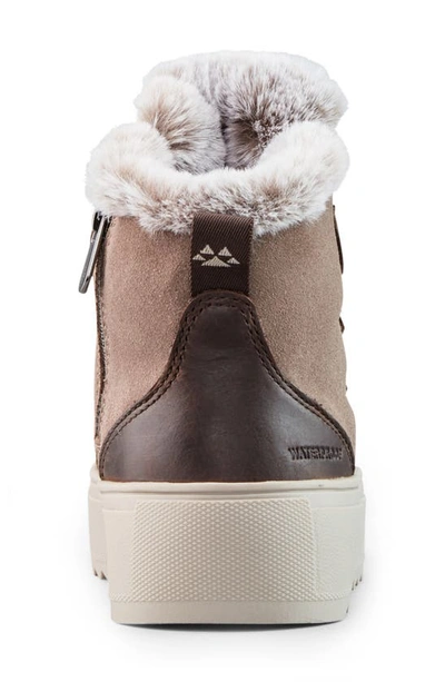 Shop Cougar Avril Faux Fur Lined Winter Bootie In Almond-cask