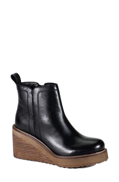 Shop Diba True Comet Ride Platform Wedge Bootie In Black