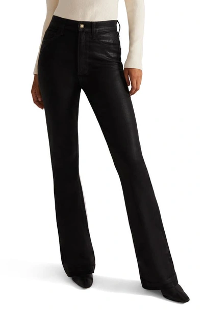 Shop Favorite Daughter Valentina Flare Leg Jeans In Obsidian