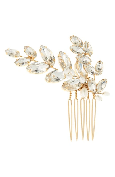 Shop Brides And Hairpins Brides & Hairpins Raquel Comb In Gold