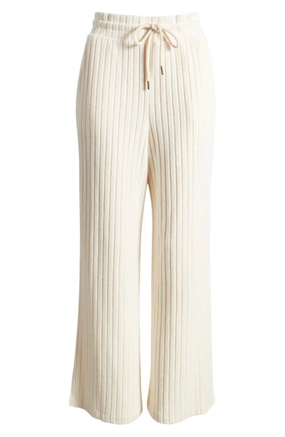 Rip Curl Cosy Ii Straight Leg Pants In Ecru Marle
