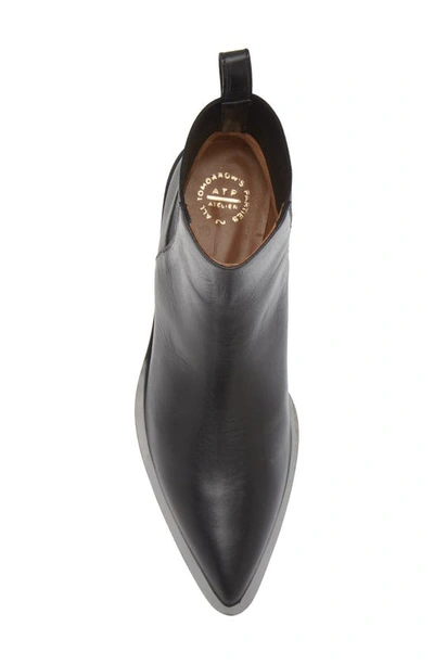 Atp Atelier Lauro Pointed Toe Bootie In Black