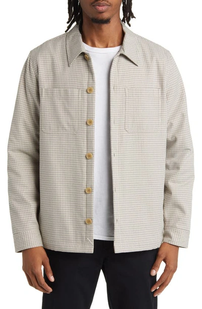 Shop Saturdays Surf Nyc Rhodes Padded Check Overshirt In Bungee