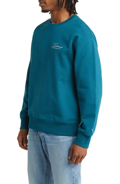 Saturdays Surf Nyc Bowery Signature Logo Embroidered Sweatshirt In