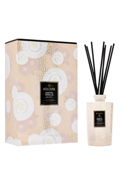 Voluspa Santal Vanilla Luxe Reed Diffuser In Santal Vanille