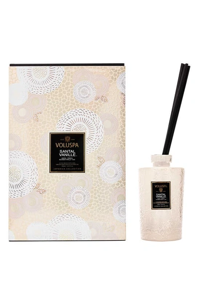 Voluspa Santal Vanilla Luxe Reed Diffuser In Santal Vanille