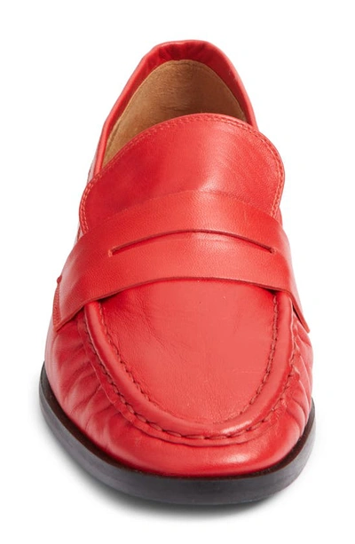 Shop Atp Atelier Airola Penny Loafer In Salsa