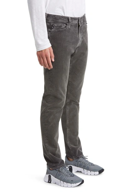 Shop Ag Tellis Slim Fit Corduroy Pants In Sulfur Anthracite