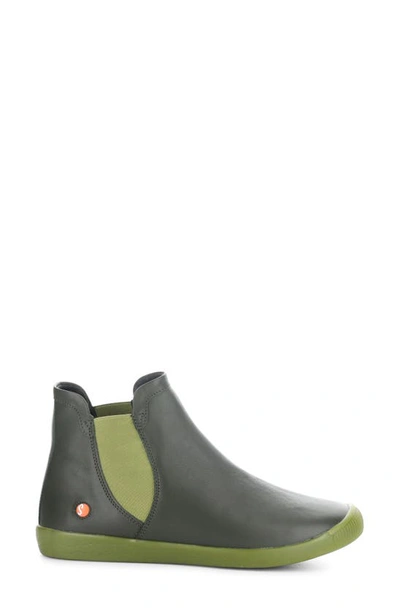 Shop Softinos By Fly London Itzi Chelsea Boot In Military/ Olive Smooth Leather