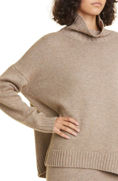 Shop Max Mara Gianna Funnel Neck Wool & Cashmere Sweater In Sand
