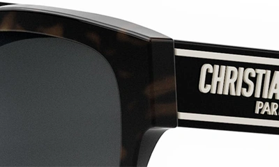 Shop Dior Wil Bu 54mm Polarized Cat Eye Sunglasses In Dark Havana / Smoke Polarized