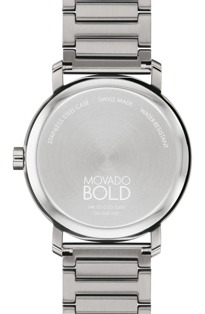 Movado Men's Bold Evolution 2.0 Swiss Quartz Ionic Plated Gray Steel Watch 40mm In Grey