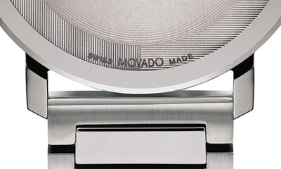 Movado Men's Bold Evolution 2.0 Swiss Quartz Ionic Plated Gray Steel Watch 40mm In Grey