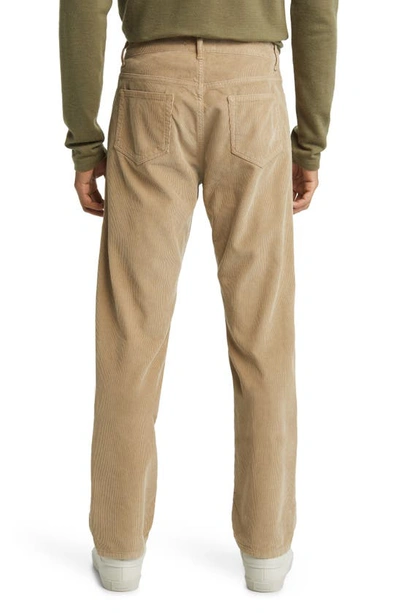 Shop Officine Generale James Corduroy Five Pocket Pants In Khaki