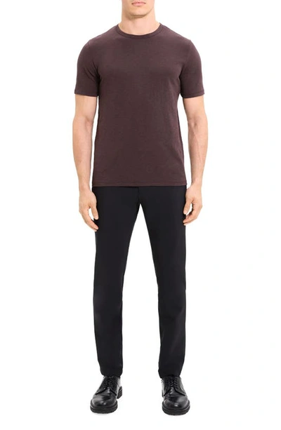 Shop Theory Cosmo Solid Crewneck T-shirt In Malbec - Wnf