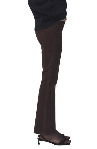 Shop Citizens Of Humanity Isola Corduroy Flare Jeans In Bronze