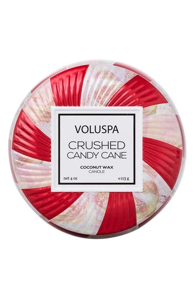Voluspa Crushed Candy Cane Large Jar Candle, 18 Oz. In Crushed Candy Cane